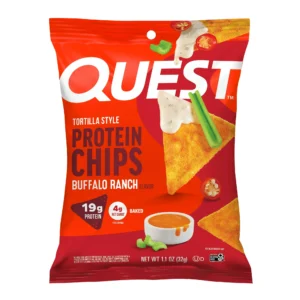 Quest Tortilla Style Protein Chips, Buffalo Ranch Flavor, Baked, 8 Count
