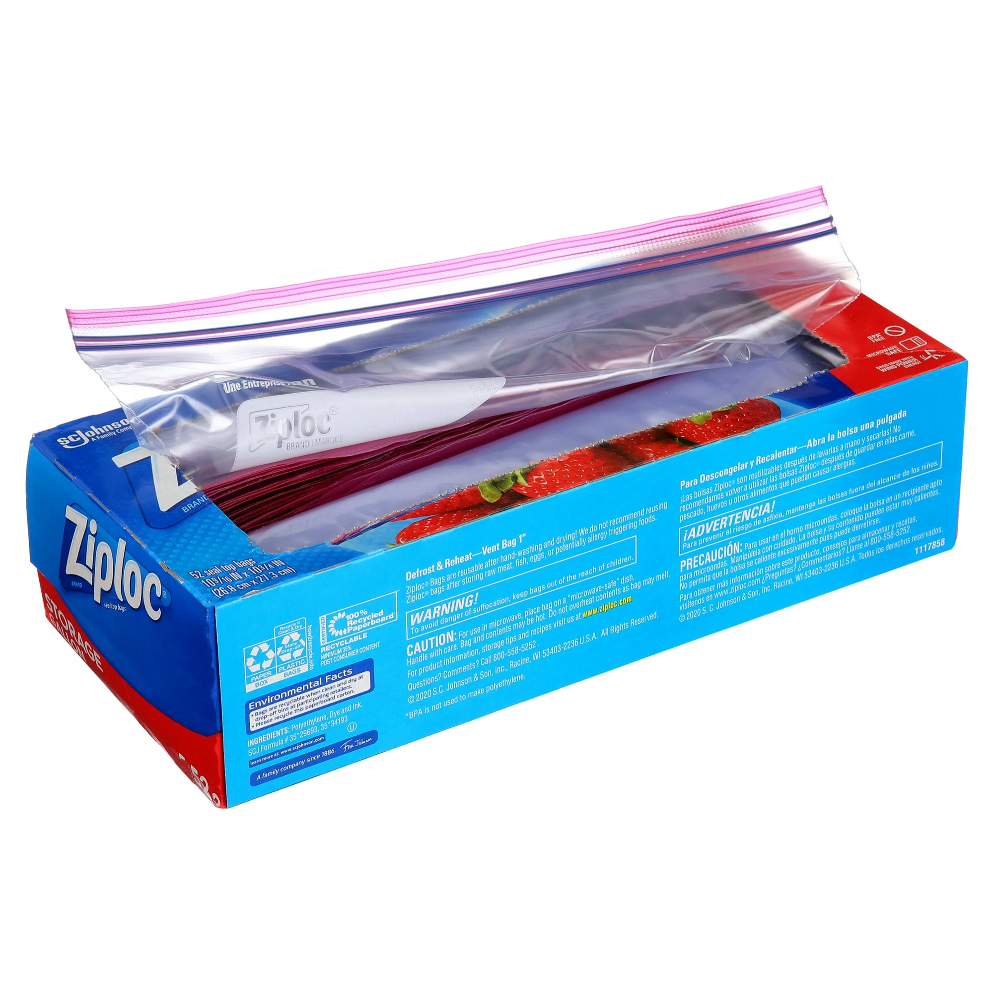 Ziploc Variety Pack Storage Bags, Various Sizes, 347 Ct - Image 8