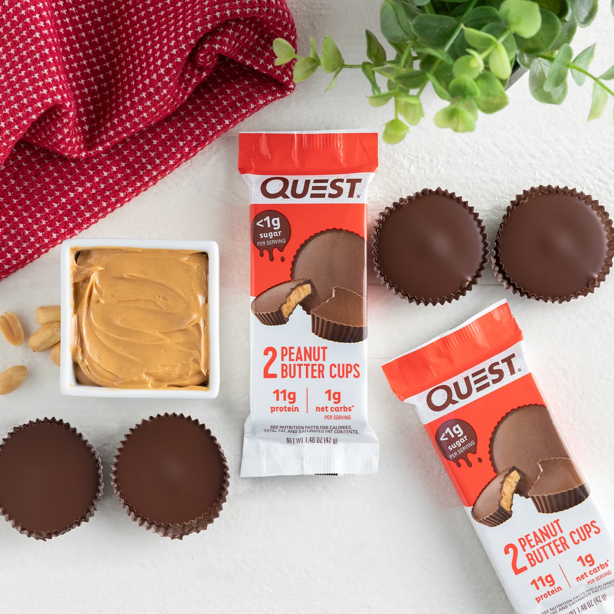 Quest Nutrition Peanut Butter Cups, High Protein, Low Carb, Gluten Free, Keto Friendly, 4ct - Image 5